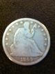1844 O Seated Liberty Half Dollar - Vg,  Uncir. ,  Kept In Money Bag Half Dollars photo 1
