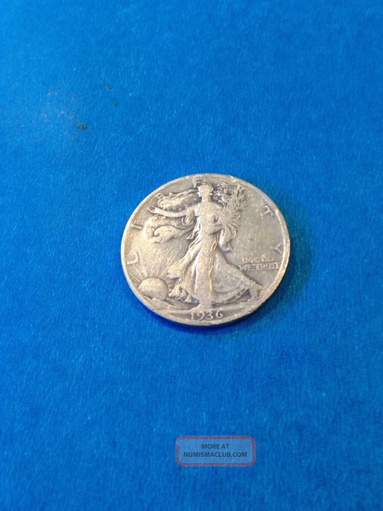1936 standing liberty half dollar 900 silver