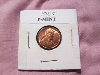 1955 Lincoln Cent Ungraded Vf photo