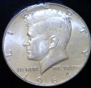 1964 Defective Planchet Error Silver Kennedy Half Dollar Ragged Clipped Coin 14 photo