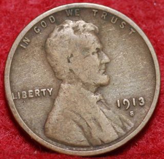 1913 - S Lincoln Wheat Cent photo