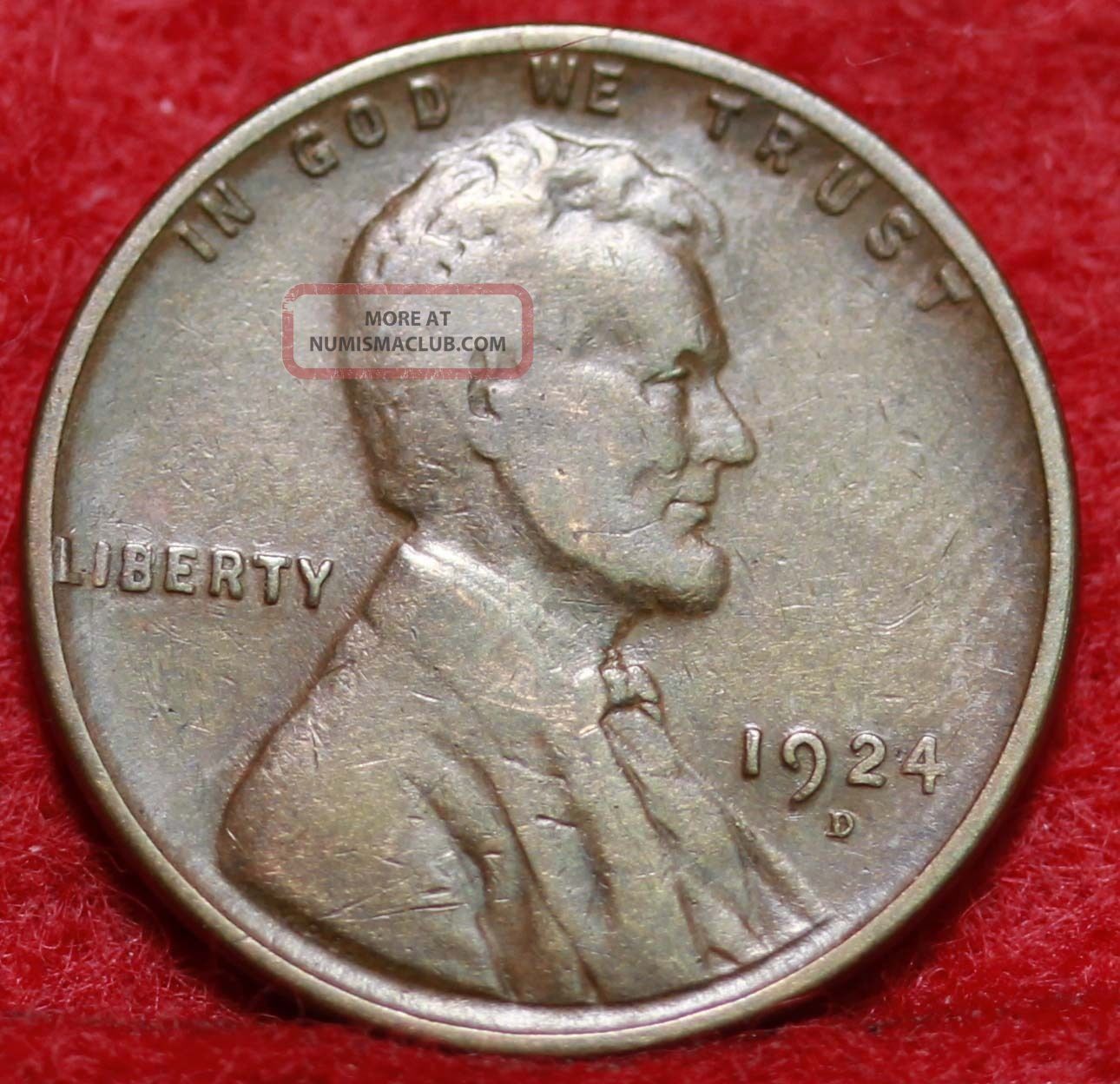 1924 - D Lincoln Wheat Cent