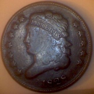 1828 (f) Classic Head Half Cent 12 Star photo