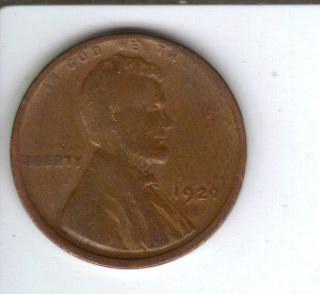 1920 Lincoln Wheat Cent photo