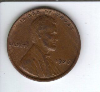 1926 Lincoln Wheat Cent photo