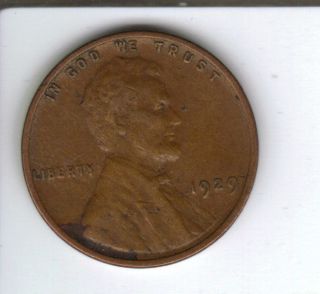 1929 Lincoln Wheat Cent photo