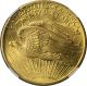 1907 Saint - Gaudens Gold Double Eagle $20 Ms 62 Ngc Mintage= 361,  667 Gold photo 3