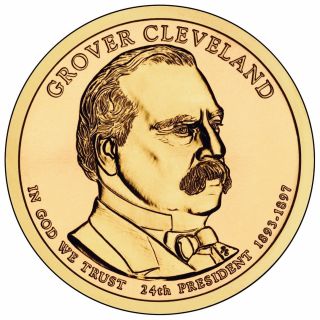 2012 Grover Cleveland 2nd Term President Dollar P Or D 1 - Coin Uncirculated photo