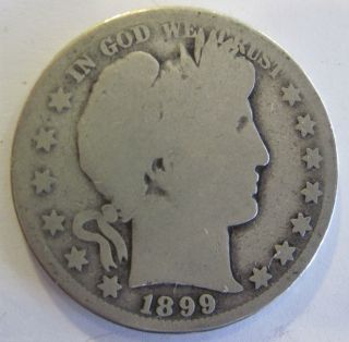 1899 O Silver Barber Half Dollar Coin 910i photo