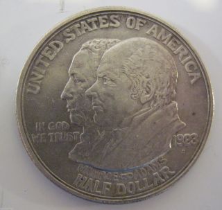 1923 - S Silver Monroe Doctrine Early Commemorative Half Dollar (514am) photo