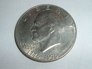 Usa 1776 - 1976 Eisenhower American One Dollar A Large Coin 11/2 