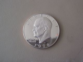 Bu 1978 - S Clad Proof Eisenhower Dollar photo