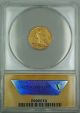 1925 - D $2.  50 Indian Quarter Eagle Gold Coin Anacs Au - 58 Details Cleaned Gold photo 1