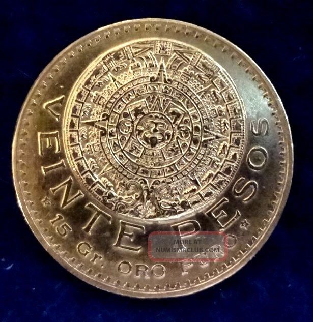 1918 Veinte Twenty 20 Pesos 48 Oz Pure Gold Highgrade 1918-veinte-twenty-20-pesos-48-oz-pure-gold-highgrade