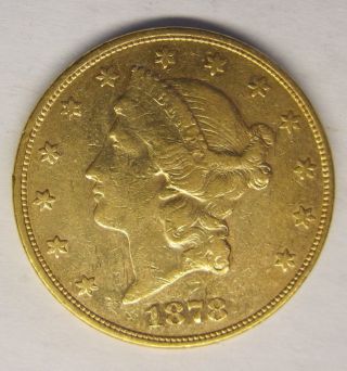 1878 - S $20 Liberty Head Gold United States Eagle photo