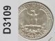1961 - D Washington Quarter 90% Silver Brilliant Uncirculated U.  S.  Coin D3109 Quarters photo 1