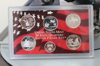 2004 - S 25c State Quarters - Silver,  Dc (proof) photo