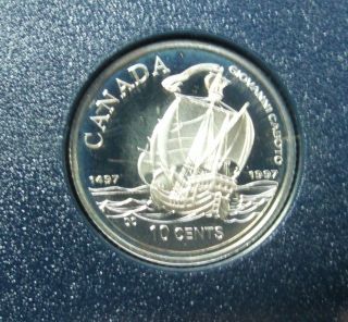 Canada 1497 - 1997 Silver Proof 10 - Cent 500th Anniversary Dime John Cabot photo