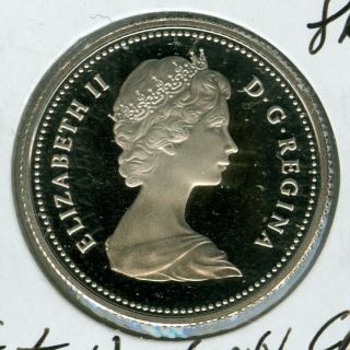 1981 Canada 25 Cents Finest Grade Plus Proof U Heavy Cam. photo