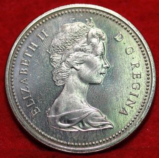 1971 Canada Silver Dollar Foreign Coin S/h photo