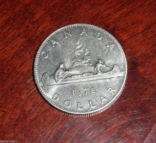 1978 Canada $1 Nickel Dollar Coin photo