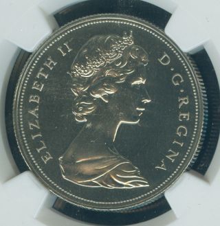 1972 Canada $1 Dollar Ngc Pl - 68 Finest Graded Very Rare photo