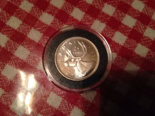 1965 Proof Canadian Silver Quarters photo