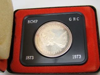 Rcm 1973 Canada Jubilee Silver $1 One Dollar Coin photo