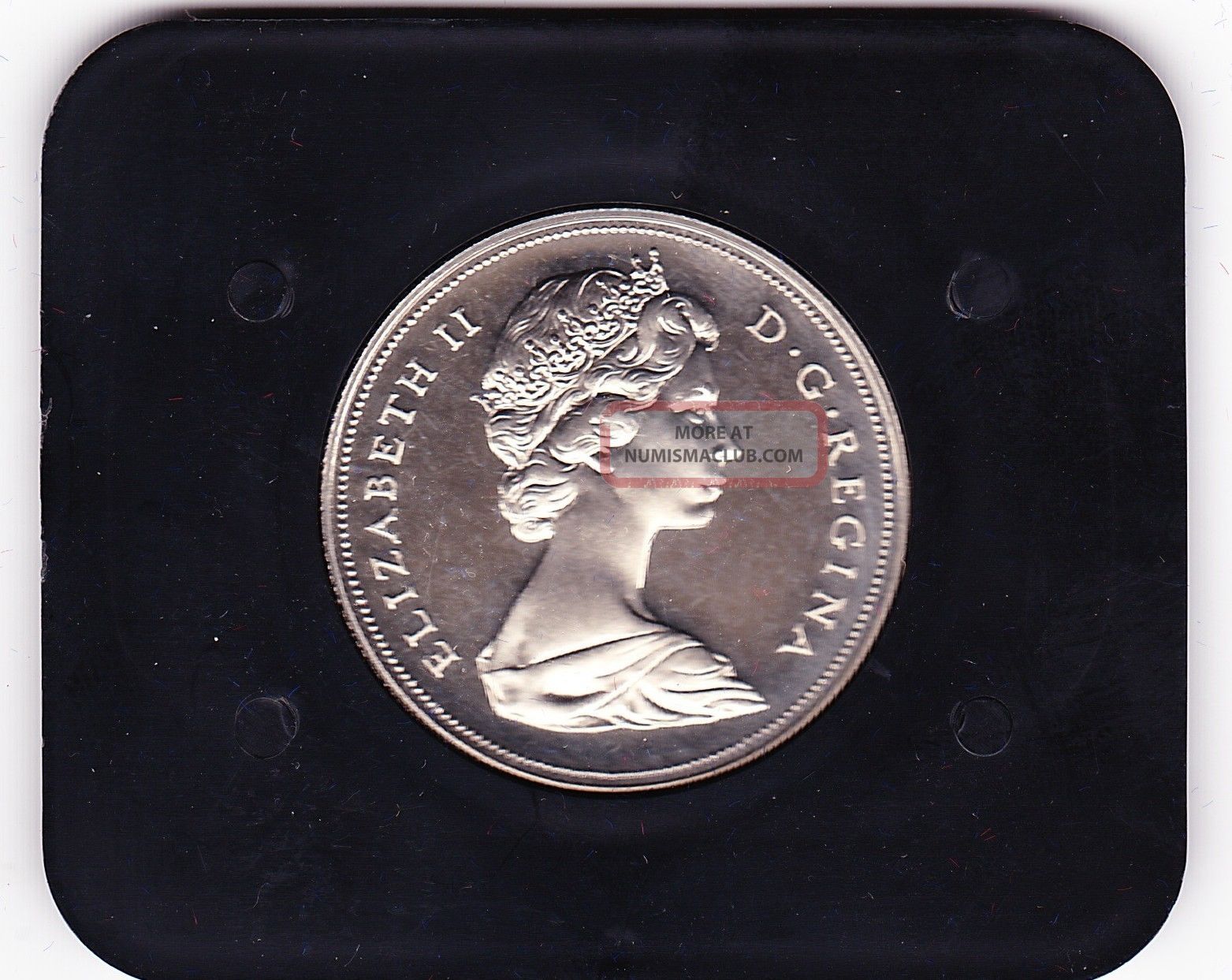 1972 Canadian Dollar Canada Nickel Unc With Case