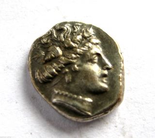 C.  250 B.  C Ancient Greece Macedonian Kings Series Silver Hemmi - Drachma Coin.  Vf photo