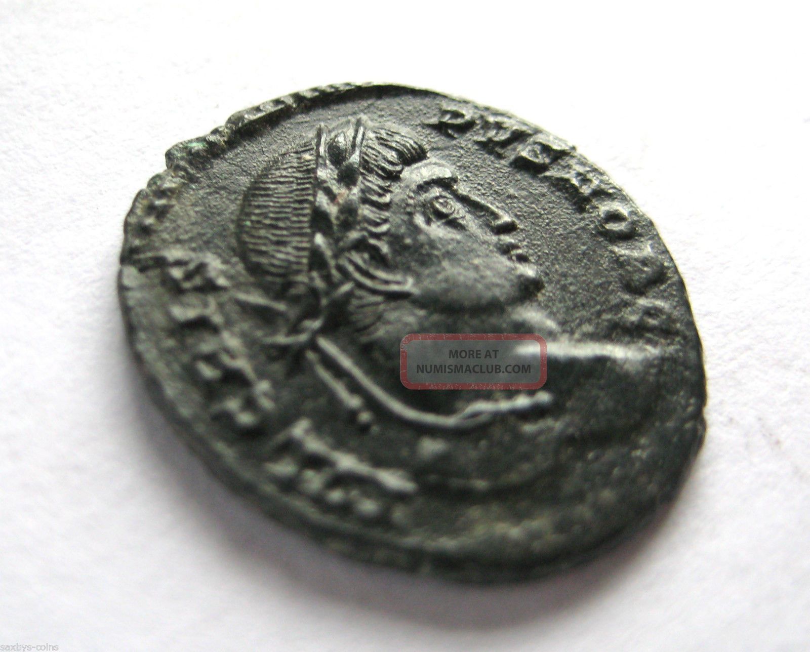 317 A.  D British Found Emperor Crispus Roman Period Ae 3 Bronze Coin.  Vf Grade Coins: Ancient photo