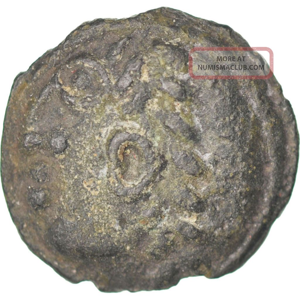 [ 32711] Séquanes,  Région De Besançon,  Potin à La Tête Laurée Coins: Ancient photo