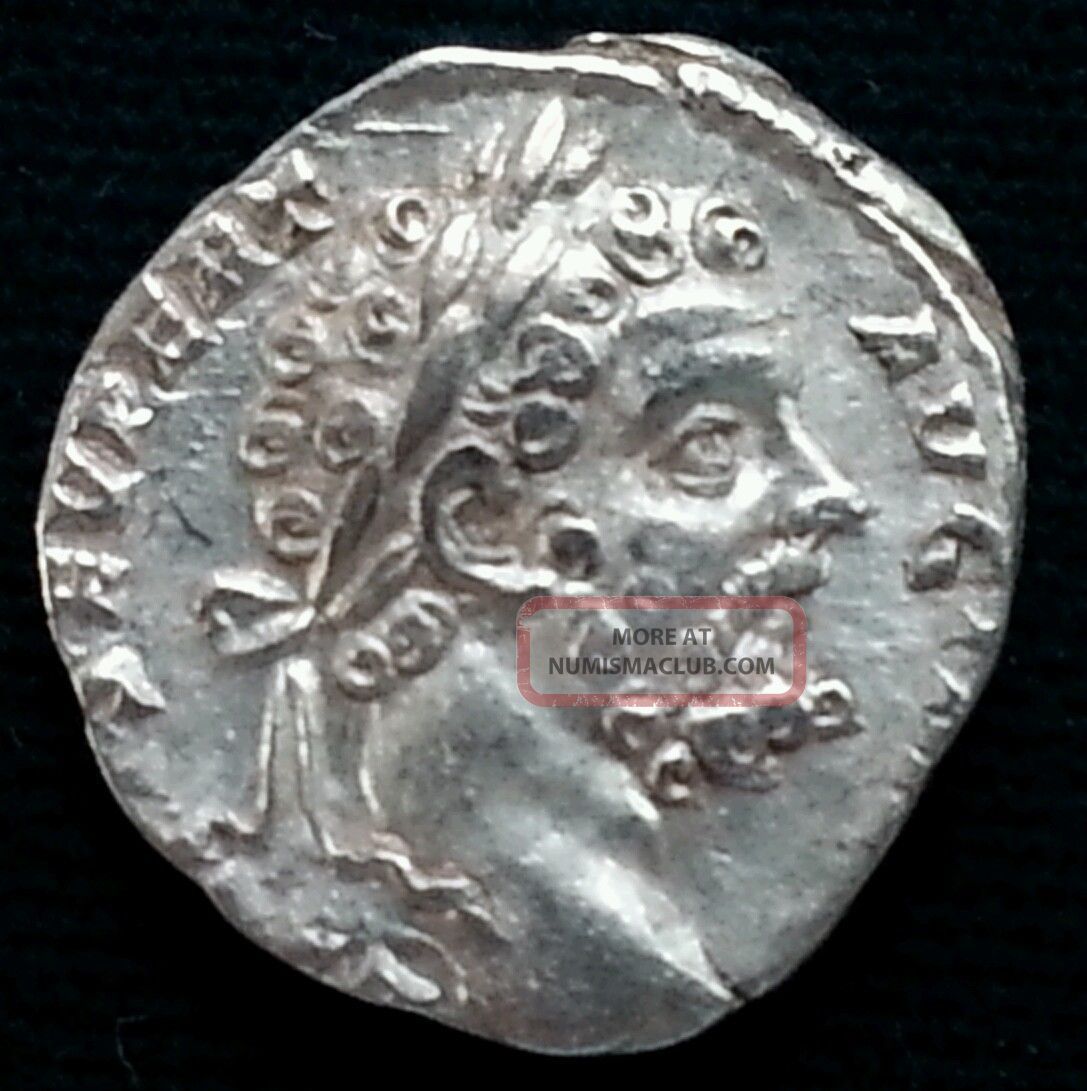 Roman Silver Denarius Of Septimus Severus 193 - 211 Ad