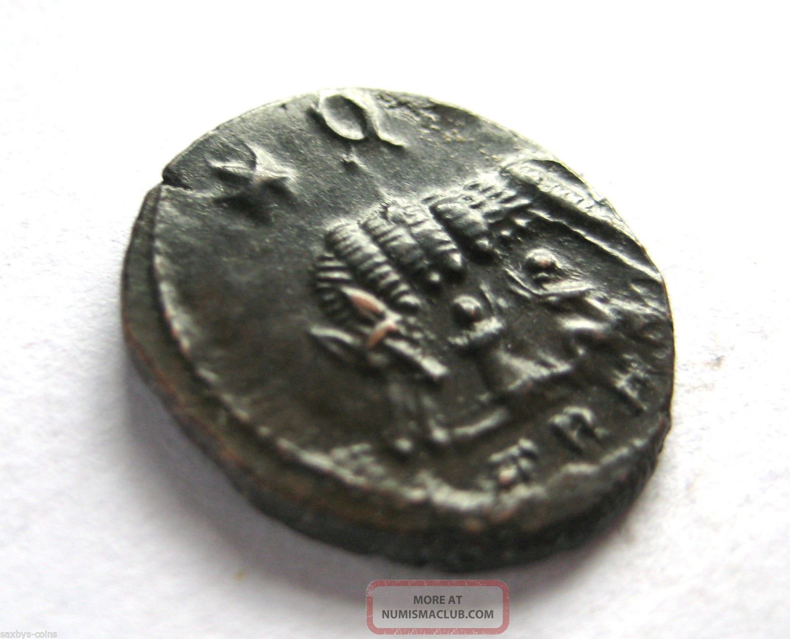 333 A.  D Anonymous Issue Romulus & Remus Roman Period Ae 3 Coin.  She Wolf Type.  Vf Coins: Ancient photo