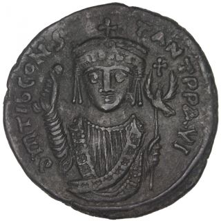Bysantine Empire,  Tibère Ii Constantin,  Follis photo