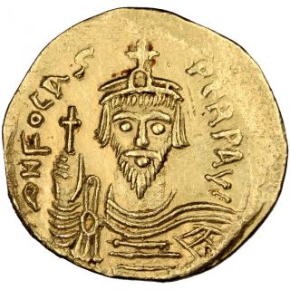 Bysantine Empire,  Phocas,  Solidus photo