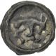 [ 65946] Rèmes (région De Reims),  Potin Au Guerrier Courant,  Delestrée. . . Coins: Medieval photo 1