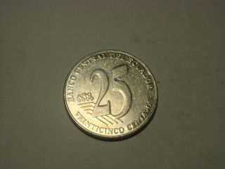 Ecuador 2000,  Twenty - Five Centavos.  Obverse Jose Joaquin De Olmedo photo