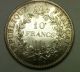 1965 France 10 Franc Silver/ Dollar Size / State Europe photo 4