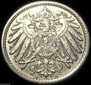 Germany - German Empire 1911a 5 Pfennig Coin - Coin photo