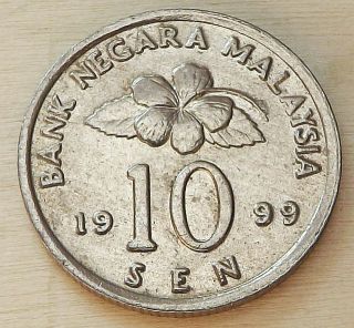 Malaysia 1999 10 Sen |c4047 photo