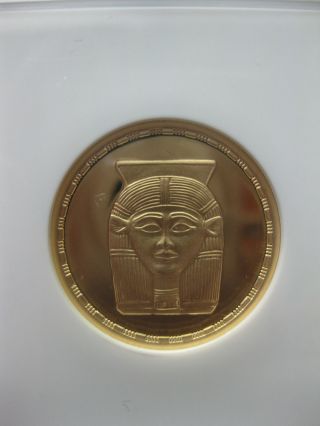 Egypt 1993 Amulet Of Hathor 50p Gold Ngc Pf69 photo
