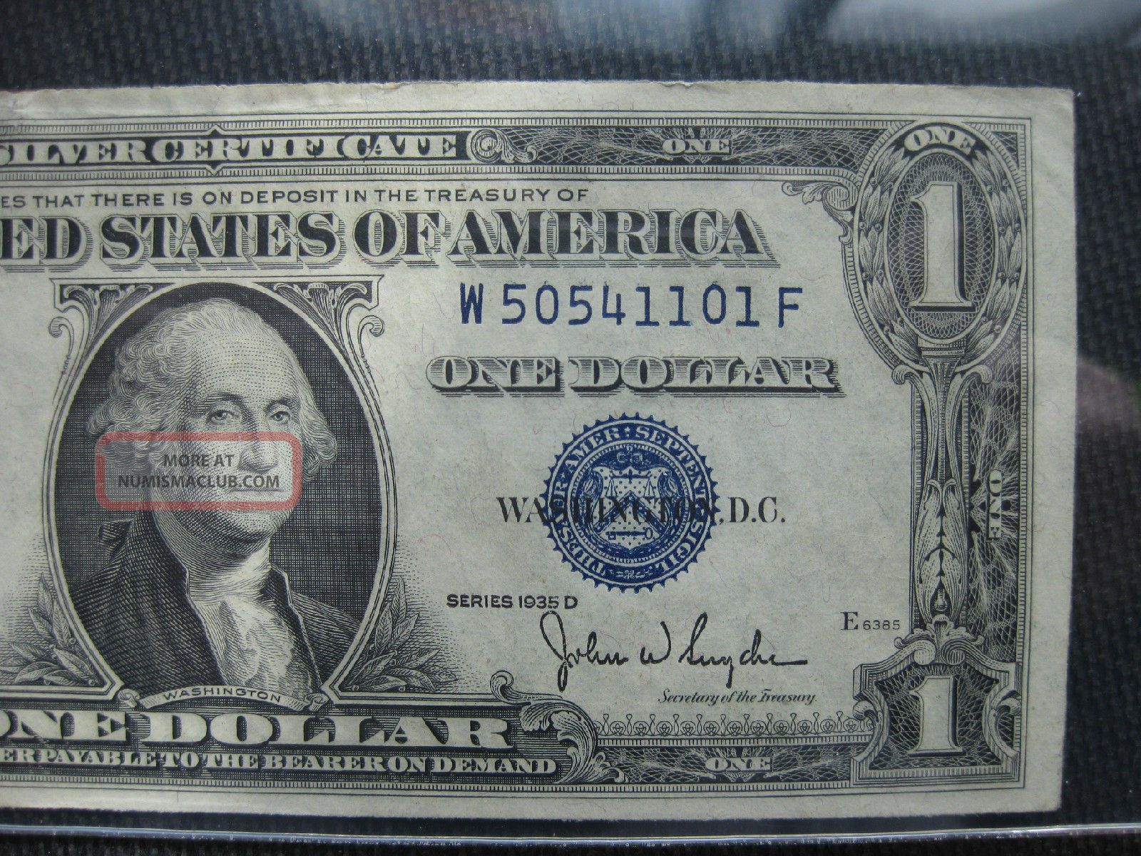 Narrow Wide Pair 1935d $1 Silver Certificate