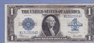 1923 $1 Dollar Silver Certificate Circulated Large photo