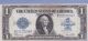 1923 $1 Dollar Silver Certificate Circulated Large Large Size Notes photo 2