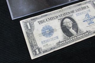 1923 Large $1 Silver Certificate One Dollar Bill Note Circulated Rare No Junk photo