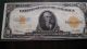 Pcgs 63 Choice Graded Fr.  1173 1922 $10 Gold Certificate Large Size Notes photo 2