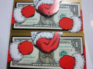 Coinhunters - Paper Dollar Bill W/photo Of Santa Unc photo