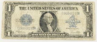 1923 $1 One Dollar Bill George Washington Silver Certificate U.  S.  Currency photo