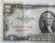 2 Dollar Jefferson Note With Red Seal 1953 Large Size Notes photo 1